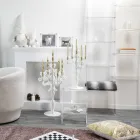 Transparent Plexiglass Wall Bookcase Design up to 4 Elements - Trezza Viadurini