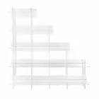 Sphere3 L180 x H180 x P30 cm transparent bookcase, made in Italy Viadurini