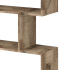 Vertical Design Wall Bookcase Living Room in Wood 3 Finishes - Minetta Viadurini