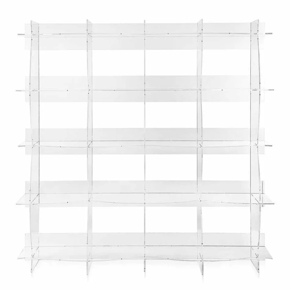 Self-supporting / modern design wallet Pam transparent Viadurini