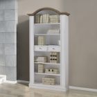 Bookcase with 6 open compartments and 2 drawers Made in Italy - Flora Viadurini