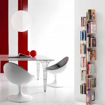 Zia Veronica modern floor-mounted bookcase made in Italy