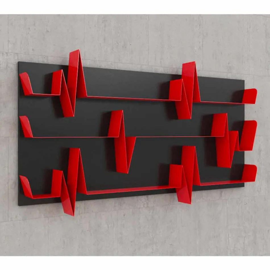 Library Design Battikuore 186x101 (3 shelves) Mabele Viadurini