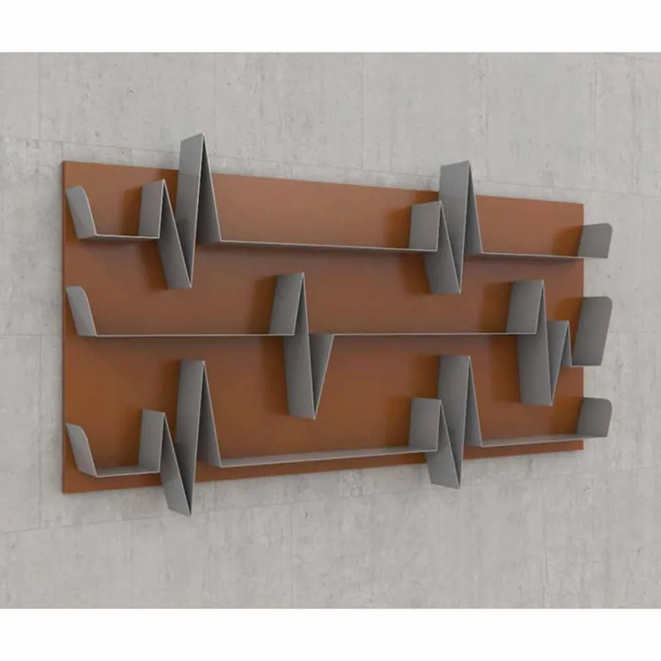 Library Design Battikuore 186x101 (3 shelves) Mabele Viadurini