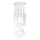 Freestanding Bookcase in Transparent or Smoked Acrylic Crystal - Icaria Viadurini