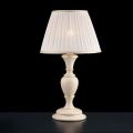 Wooden Lamp with Lampshade Made in Italy in 2 Different Sizes - Florence