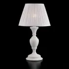 Wooden Lamp with Made in Italy Lampshade for Interior Decorating - Florence Viadurini