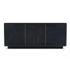 Sideboard with 3 doors and lacquered and laminated structure Made in Italy - Ferrara Viadurini