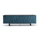 Sideboard with 4 Push-Pull Doors in MDF Made in Italy - Fabrizia Viadurini