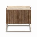 Sideboard with Push-Pull Opening Doors in Blockboard Made in Italy - Salerno