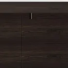 Wooden Sideboard with Glass Structure Made in Italy - Azuki Viadurini