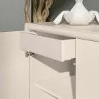 Living Room Sideboard with 2 Doors and 3 Drawers Made in Italy - Talinea Viadurini