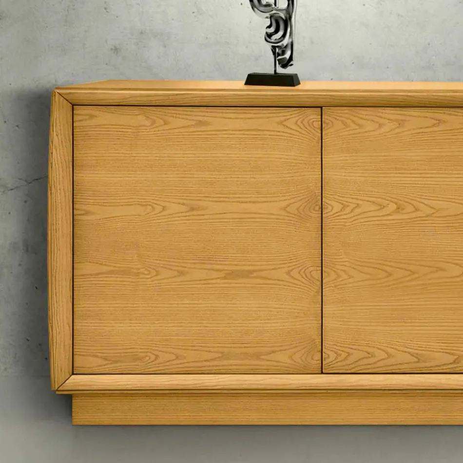 Avelia 3-Door Living Room Sideboard with Internal Shelf Made in Italy Viadurini