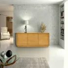 Avelia 3-Door Living Room Sideboard with Internal Shelf Made in Italy Viadurini