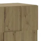 Living room sideboard with 4 hinged doors and 1 open compartment - Sodium Viadurini