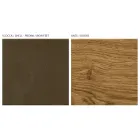 Living Room Sideboard with 4 Doors in Country Knotted Oak Finish - Even Viadurini