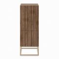 Living Room Sideboard in Veneered Fir Wood Made in Italy - Salerno