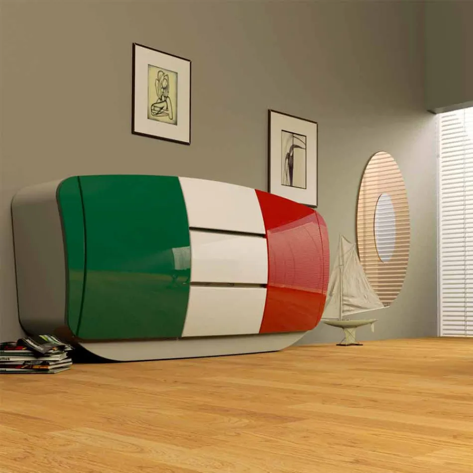 Madia modern design made entirely in Italy Boom Viadurini