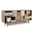Ethnic Sideboard in Recycled Mango Wood and Acacia Homemotion - Auriel