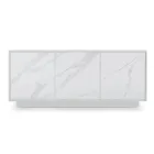 Wooden sideboard with 2 or 3 doors in HPL laminate Made in Italy - Fiorenza Viadurini