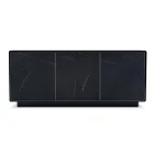 Wooden sideboard with 2 or 3 doors in HPL laminate Made in Italy - Fiorenza Viadurini