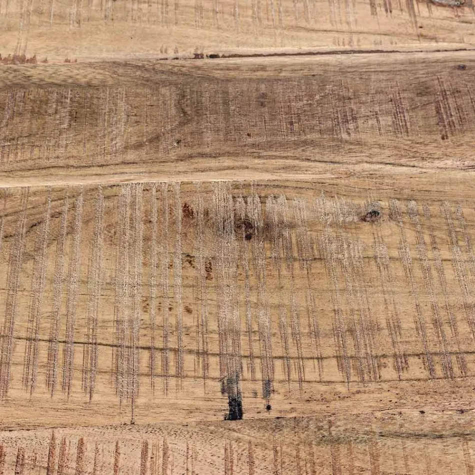 Sideboard in Acacia Wood and Steel 2 Doors and 3 Drawers Homemotion - Aimune Viadurini