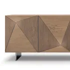 Sideboard in Ash Wood Handcrafted in Italy - Superb Viadurini