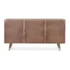 Sideboard in Mango Wood 2 Doors 4 Drawers Ethnic Style Homemotion - Auriel Viadurini