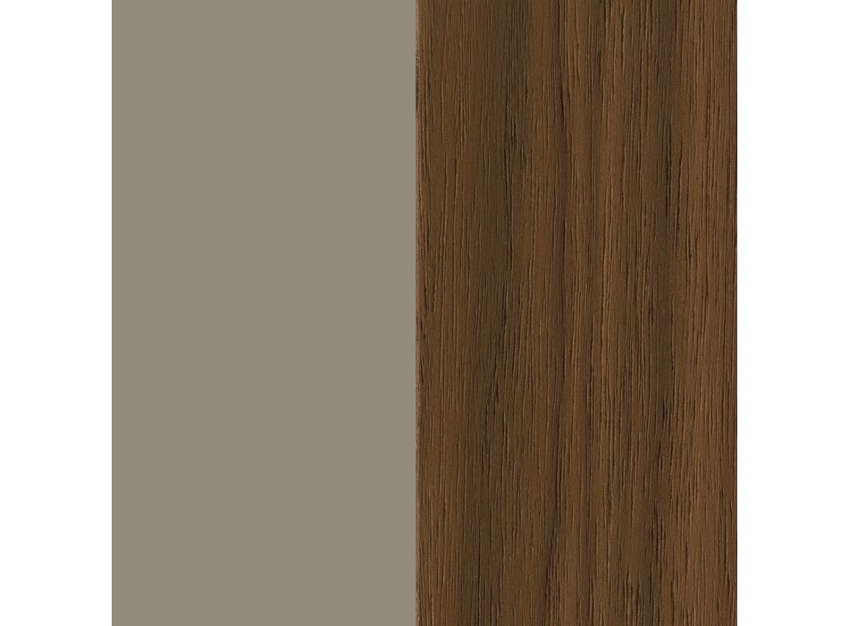 Sideboard in Lacquered Wood 2 Doors 3 Drawers Curvilinear Italian Design - Celio Viadurini