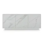 Sideboard in Lacquered Wood with 2 or 3 Ceramic Doors Made in Italy - Fiorenza Viadurini