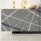 Sideboard in Matt Mud Lacquered Mdf with Plinth Base Made in Italy - Arise Viadurini