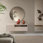 Miral Suspended Melamine Sideboard in Two Colors Made in Italy Viadurini