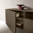 Miral Suspended Melamine Sideboard in Two Colors Made in Italy Viadurini