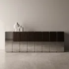 Modern Mirrored Wooden Sideboard with an Elegant Design Made in Italy - Ester Viadurini