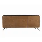 Living Room Sideboard in Mdf and Solid Wood 2 or 3 Doors Made in Italy - Chamber Viadurini