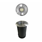 Marker 2W Led Outdoor Round Spotlight in 316 Stainless Steel, 4 Pieces - Solina Viadurini