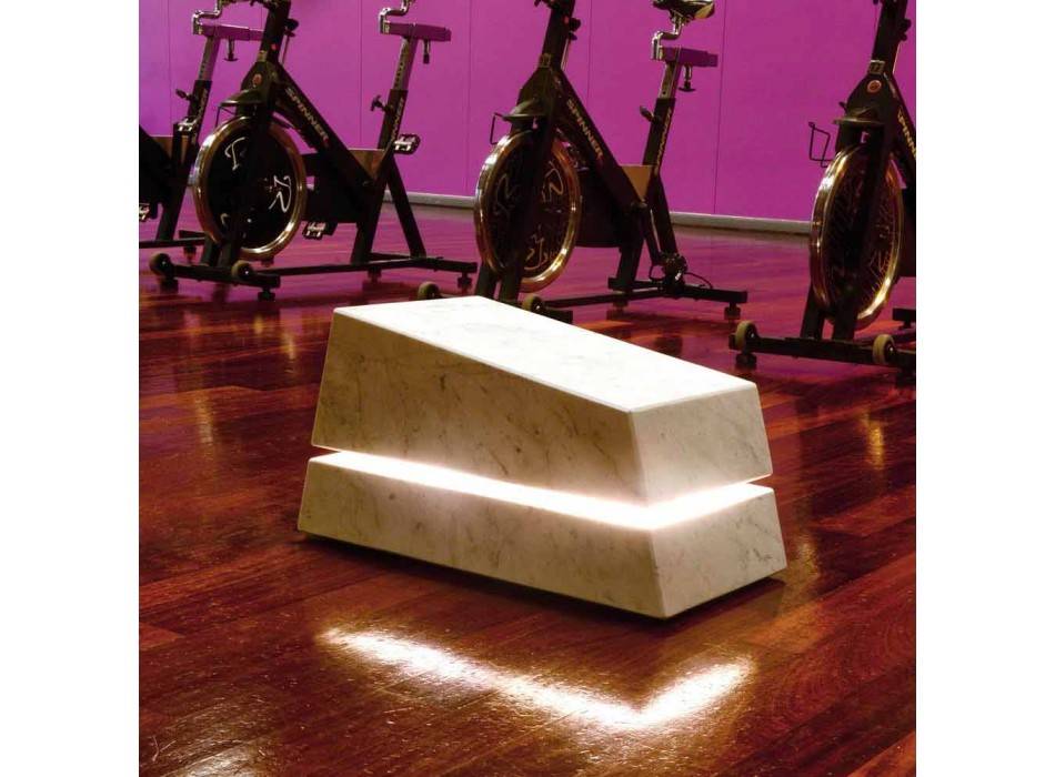Illuminating marble complete with Minimal Sound speaker Viadurini