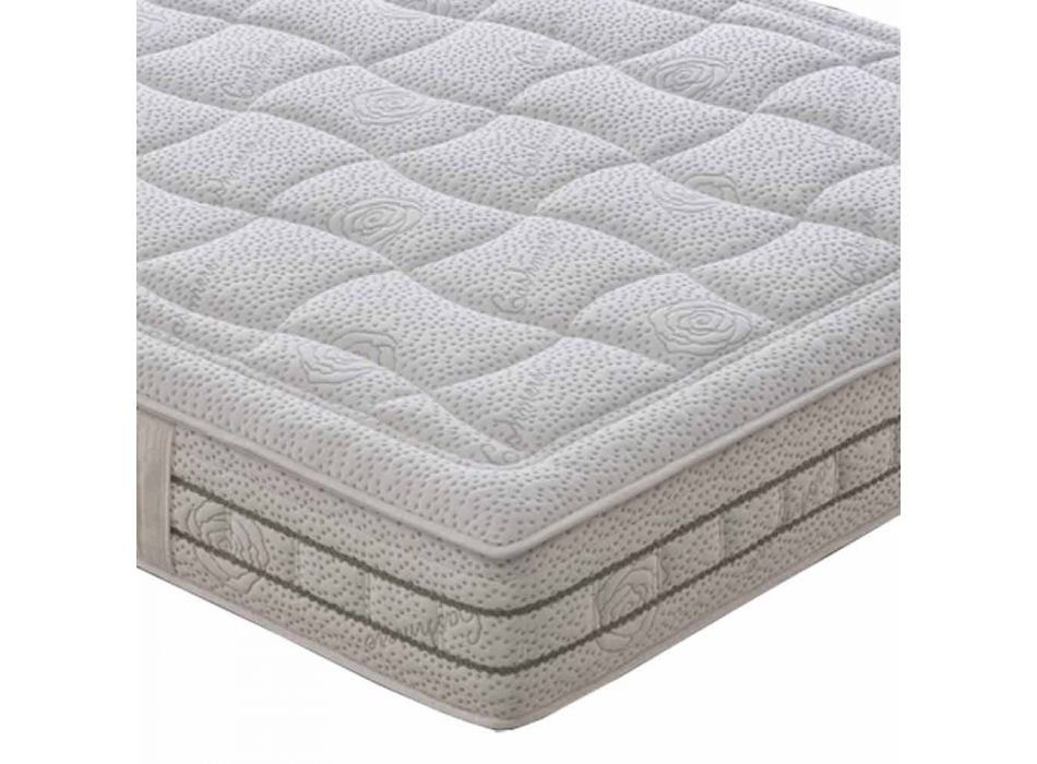 25 cm High Quality Memory Double Mattress Made in Italy - Platinum