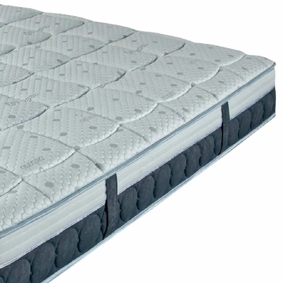 Double mattress H 25cm in Memory and Carbon Resistex Made in Italy - Villa Viadurini