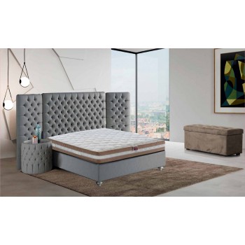 Memory Xform Double Mattress 25 cm high Made in Italy - Charcoal