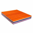 Single Mattress in Memory Vitaminic High 25 cm Made in Italy - Orange Viadurini