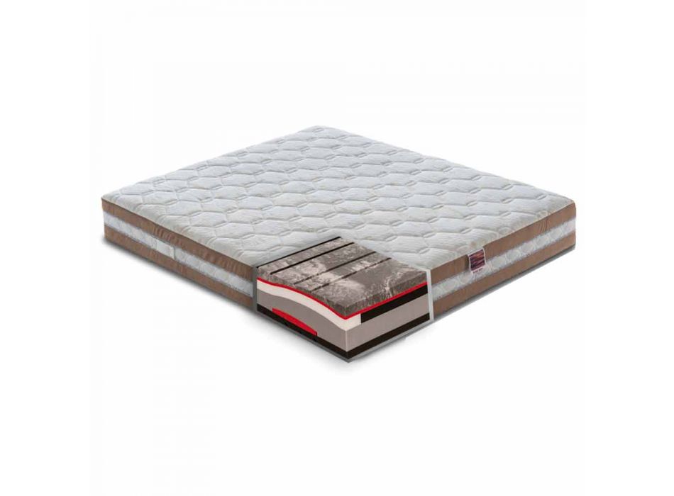 Mattress One and a Half in Memory Xform 25 cm high Made in Italy - Charcoal Viadurini