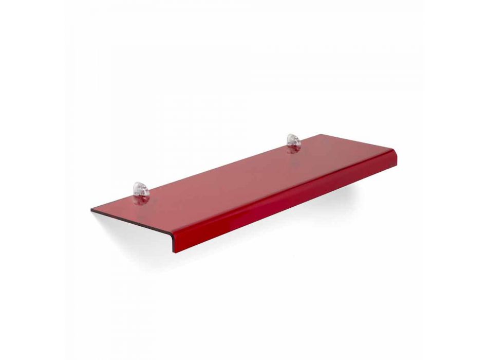 Modern design shelf in methacrylate L75xD22 cm, Andre Viadurini