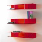 Modern design wall shelf in methacrylate Taira Viadurini
