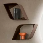 Eteris Metal Wall Shelf with Internal Space, Three Colors Available Viadurini