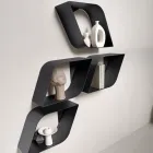 Eteris Metal Wall Shelf with Internal Space, Three Colors Available Viadurini