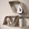 Eteris Metal Wall Shelf with Internal Space, Three Colors Available