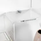 Transparent Plexiglass Object Shelf Made in Italy - Mufasa Viadurini