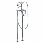 Column Mixer for Bathtub with Shower in Brass Made in Italy - Shelly Viadurini