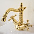 Vintage Style Brass Single Hole Bidet Mixer Made in Italy - Ursula